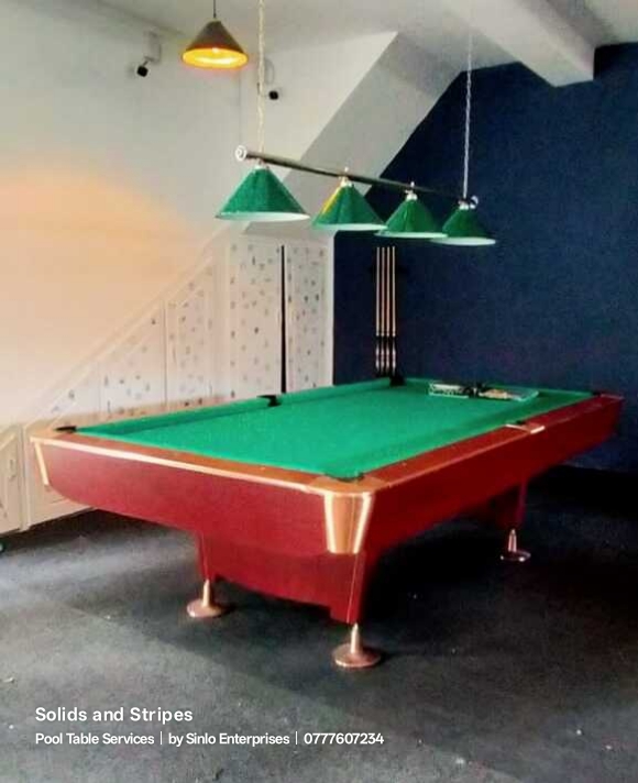 9ft Queens Model Pool Table Installation - Game Edge, Kohuwala.